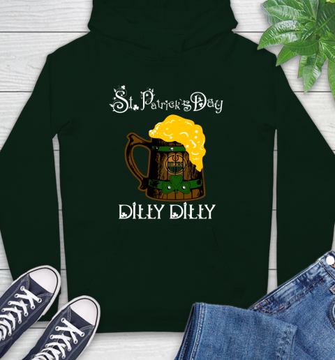 NHL Edmonton Oilers St Patrick's Day Dilly Dilly Beer Hockey Sports Hoodie 12