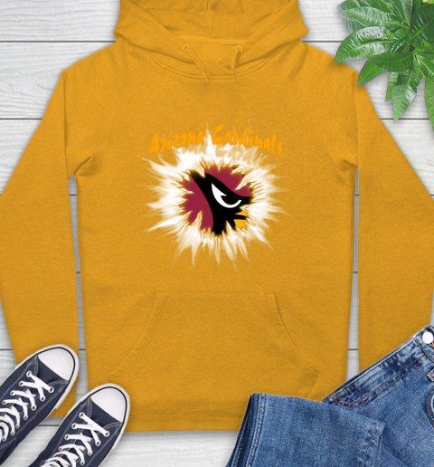 Arizona Cardinals NFL Football Adoring Fan Rip Sports Hoodie 2