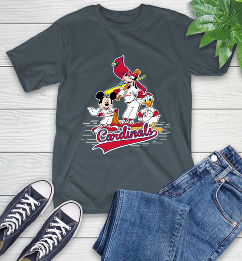 MLB St.Louis Cardinals Mickey Mouse Donald Duck Goofy Baseball T Shirt T-Shirt 10