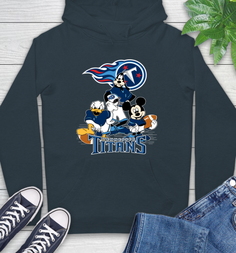 NFL Tennessee Titans Mickey Mouse Donald Duck Goofy Football Shirt Hoodie 7