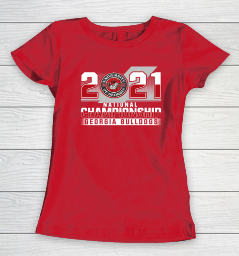 Georgia Bulldogs Championships 2021 Women's T-Shirt 7