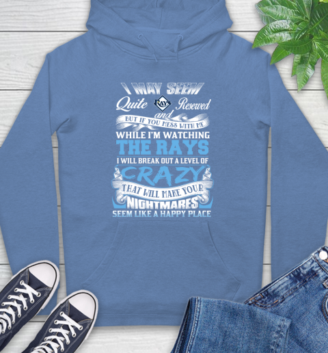 Tampa Bay Rays MLB Baseball Don't Mess With Me While I'm Watching My Team Hoodie 11
