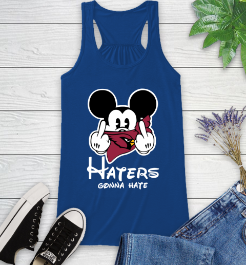 NFL Arizona Cardinals Haters Gonna Hate Mickey Mouse Disney Football T Shirt Racerback Tank 8