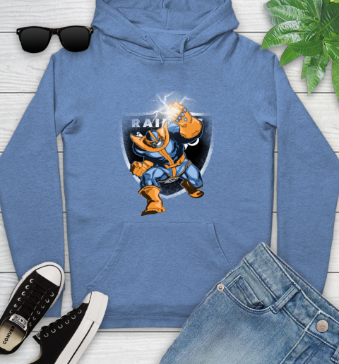 Oakland Raiders NFL Football Thanos Avengers Infinity War Marvel Youth Hoodie 13