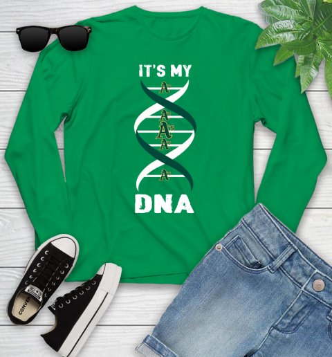 Oakland Athletics MLB Baseball It's My DNA Sports Youth Long Sleeve 7