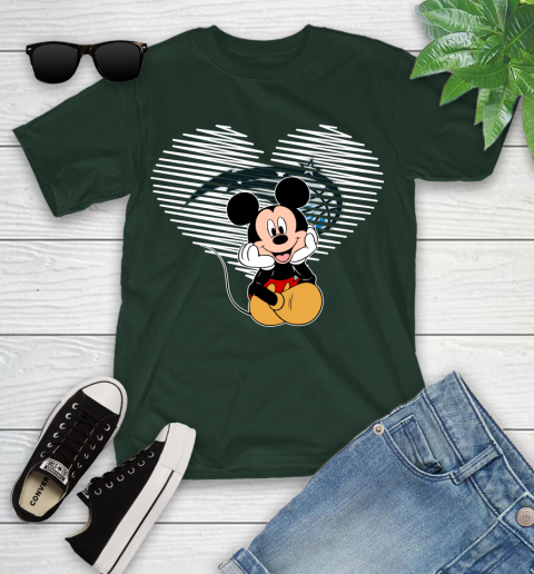 NBA Orlando Magic The Heart Mickey Mouse Disney Basketball Youth T-Shirt 5