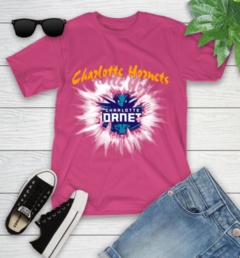Charlotte Hornets NBA Basketball Rip Sports Youth T-Shirt 11