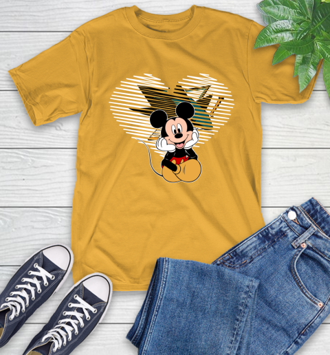 NHL San Jose Sharks The Heart Mickey Mouse Disney Hockey T-Shirt 2
