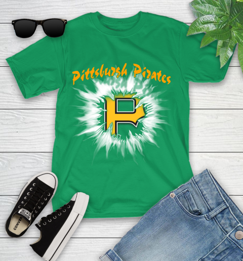 Pittsburgh Pirates MLB Baseball Adoring Fan Rip Sports Youth T-Shirt 8