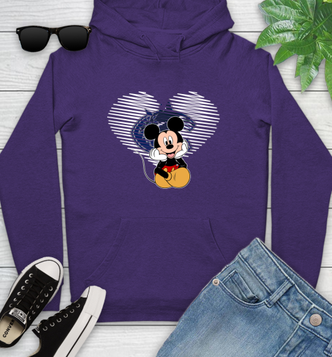 NHL Vancouver Canucks The Heart Mickey Mouse Disney Hockey Youth Hoodie 5