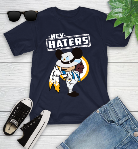 NFL Hey Haters Mickey Football Sports Washington Redskins Youth T-Shirt 2