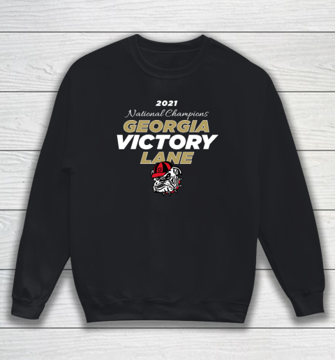 Uga National Championship Georgia Bulldogs Victory Lane 2022 Sweatshirt