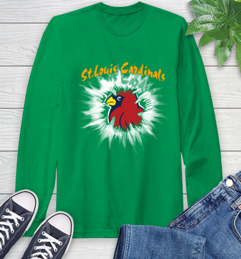 St.Louis Cardinals MLB Baseball Adoring Fan Rip Sports Long Sleeve T-Shirt 8