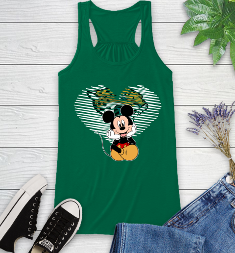 NFL Jacksonville Jaguars The Heart Mickey Mouse Disney Football T Shirt_000 Racerback Tank 6