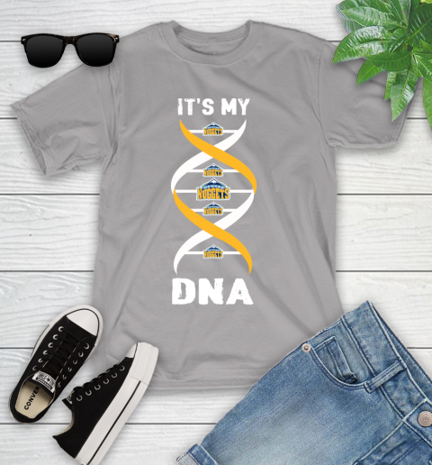 Denver Nuggets NBA Basketball It's My DNA Sports Youth T-Shirt 4