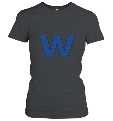 Chicago W Style Flag Baseball Winning T Shirt Women T-Shirt