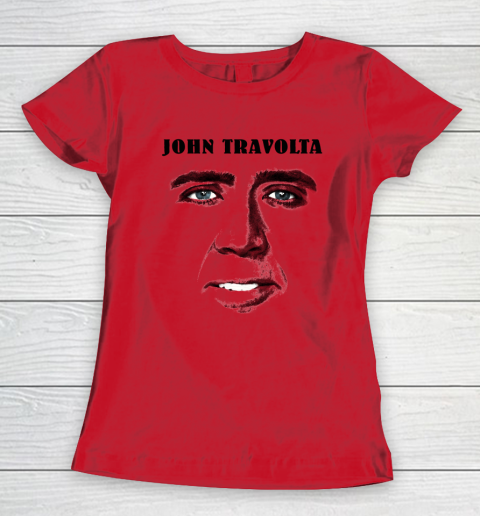 Nicolas Cage John Travolta Women's T-Shirt 6