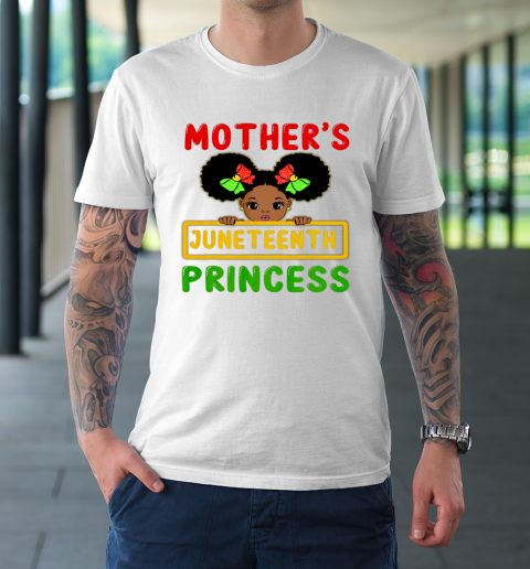 Juneteenth Princess Black Girl Mom Kids Mother's Toddler T-Shirt
