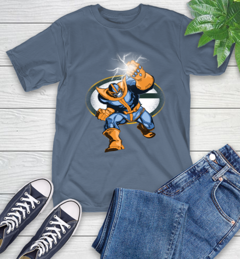 Green Bay Packers NFL Football Thanos Avengers Infinity War Marvel T-Shirt 8