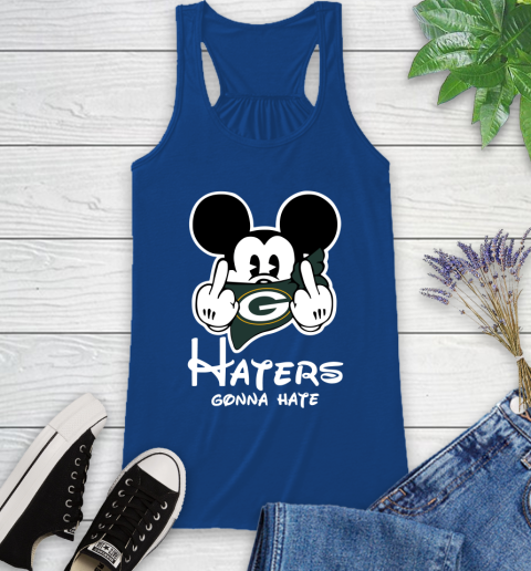 NFL Green Bay Packers Haters Gonna Hate Mickey Mouse Disney Football T Shirt_000 Racerback Tank 8