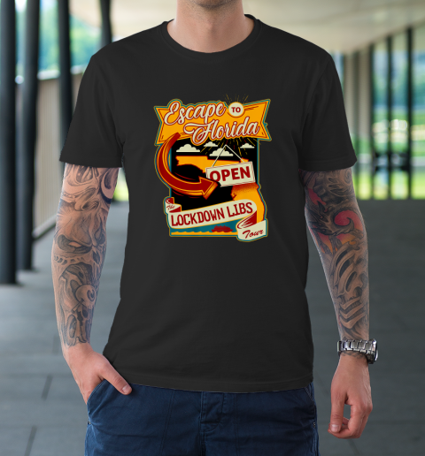 Escape To Florida Shirt Ron DeSantis T-Shirt 9