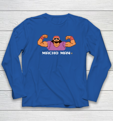 WWE Macho Man 8 Bit Long Sleeve T-Shirt 6
