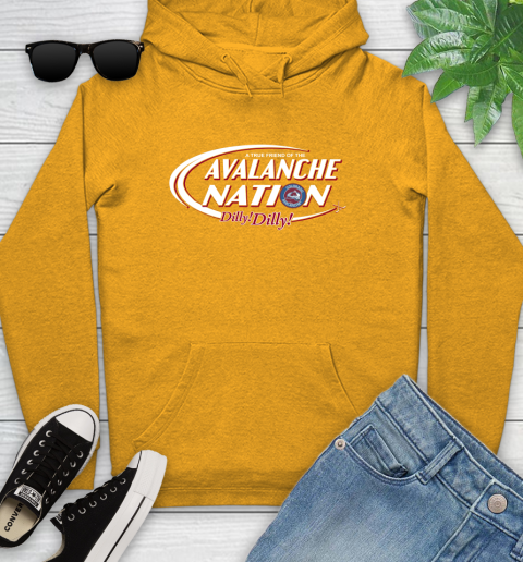 NHL A True Friend Of The Colorado Avalanche Dilly Dilly Hockey Sports Youth Hoodie 3 NHL A True Friend Of The Colorado Avalanche Dilly Dilly Hockey Sports Youth Hoodie - Image 3