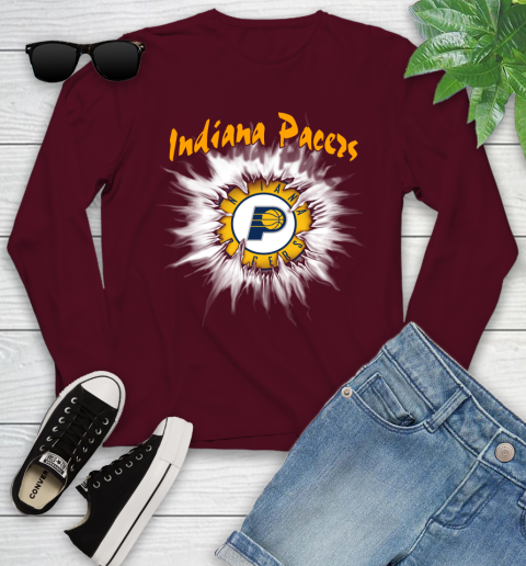 Indiana Pacers NBA Basketball Rip Sports Youth Long Sleeve 6