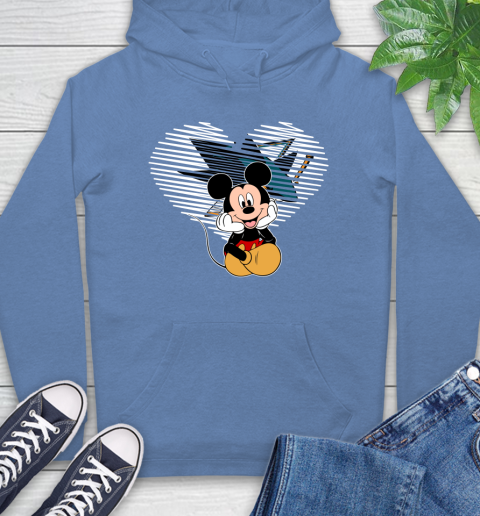 NHL San Jose Sharks The Heart Mickey Mouse Disney Hockey Hoodie 11
