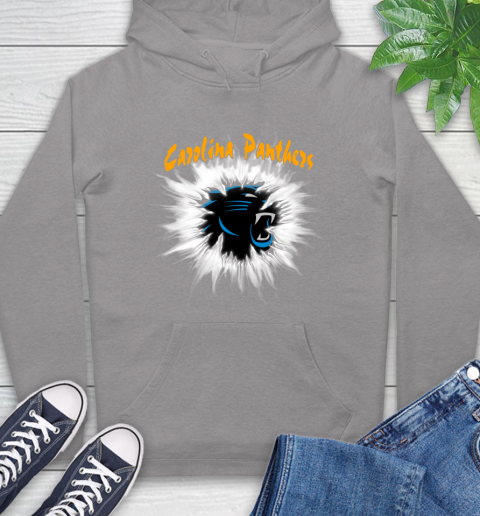 Carolina Panthers NFL Football Adoring Fan Rip Sports Hoodie 6