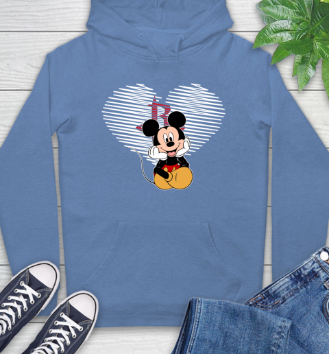 NBA Houston Rockets The Heart Mickey Mouse Disney Basketball Hoodie 11