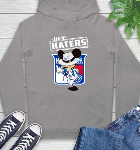 NHL Hey Haters Mickey Hockey Sports New York Rangers Hoodie 6