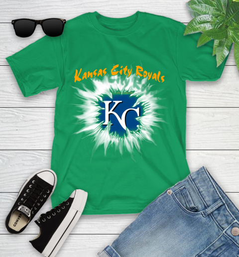 Kansas City Royals MLB Baseball Adoring Fan Rip Sports Youth T-Shirt 8