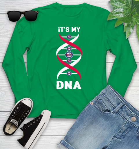 Minnesota Twins MLB Baseball It's My DNA Sports Youth Long Sleeve 7
