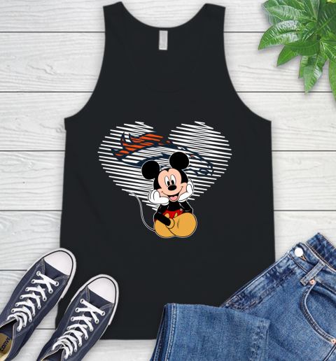 NFL Denver Broncos The Heart Mickey Mouse Disney Football T Shirt_000 Tank Top