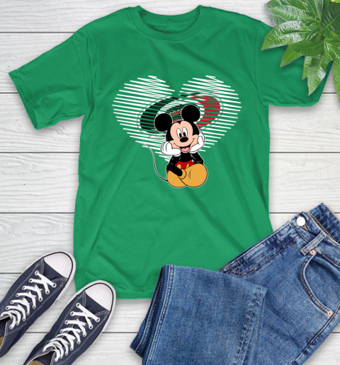 NHL Carolina Hurricanes The Heart Mickey Mouse Disney Hockey T-Shirt 7