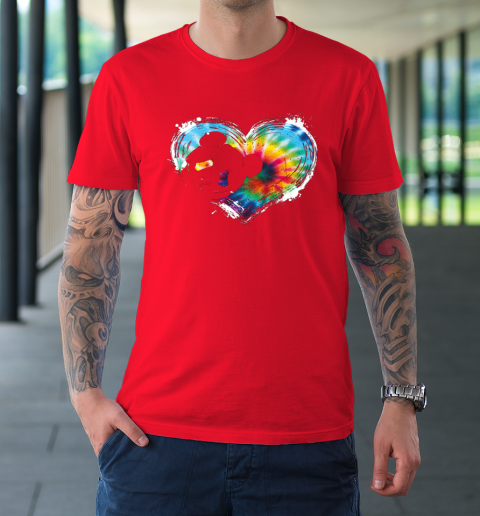 Valentine Day Panda Animal Lover Asian Bear Wildlife Tie Dye T-Shirt 8