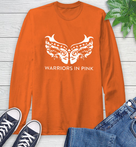 Ford cares warriors in pink shirt Long Sleeve T Shirt