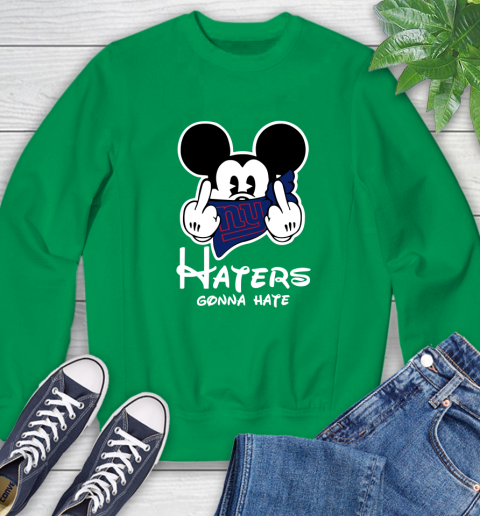 NFL New York Giants Haters Gonna Hate Mickey Mouse Disney Football T Shirt Sweatshirt 7