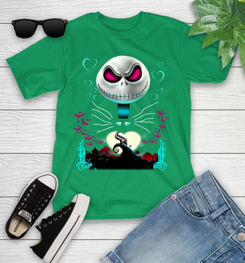 MLB Chicago White Sox Jack Skellington Sally The Nightmare Before Christmas Baseball Youth T-Shirt 8