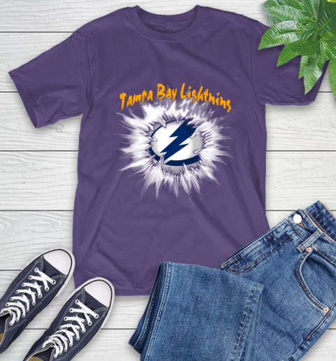 Tampa Bay Lightning NHL Hockey Adoring Fan Rip Sports T-Shirt 5