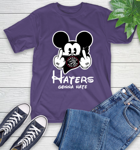 NBA Toronto Raptors Haters Gonna Hate Mickey Mouse Disney Basketball T Shirt T-Shirt 5