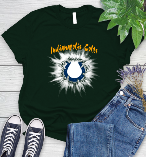 Indianapolis Colts NFL Football Adoring Fan Rip Sports Women's T-Shirt 6