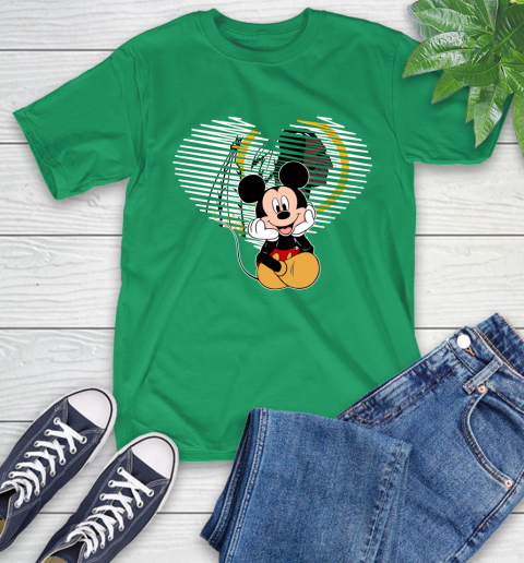 NFL Washington Redskins The Heart Mickey Mouse Disney Football T Shirt_000 T-Shirt 7