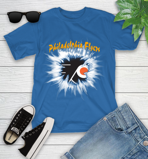 Philadelphia Flyers NHL Hockey Adoring Fan Rip Sports Youth T-Shirt 12