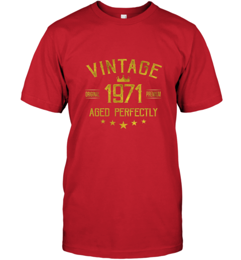 Vintage 1971 T Shirt 46 years old B day 46th Birthday Gift T-Shirt