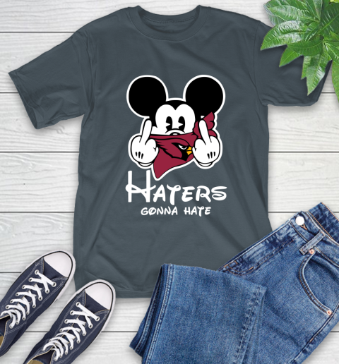 NFL Arizona Cardinals Haters Gonna Hate Mickey Mouse Disney Football T Shirt T-Shirt 10