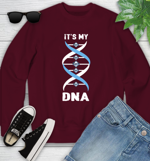 Tampa Bay ays MLB Baseball It's My DNA Sports Youth Sweatshirt 4