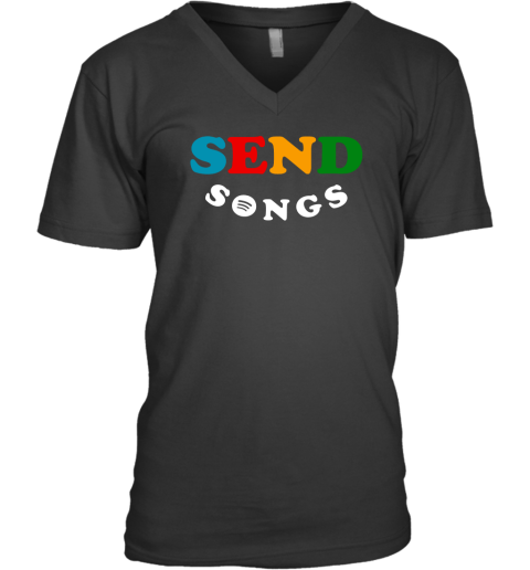 Send Songs V-Neck T-Shirt