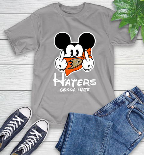 NHL Anaheim Ducks Haters Gonna Hate Mickey Mouse Disney Hockey T Shirt T-Shirt 6